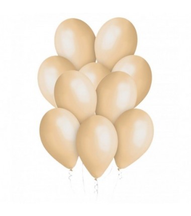 Balony Gemar 33 cm - 13" - pastelowe cieliste Blush G120/069 - 10 sztuk