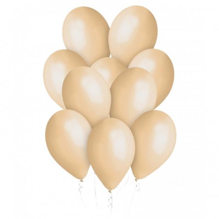 Balony Gemar 33 cm - 13" - pastelowe cieliste Blush G120/069 - 10 sztuk