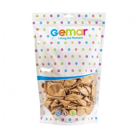 Balony Gemar 33 cm - 13" - pastelowe cieliste Blush G120/069 - 50 sztuk