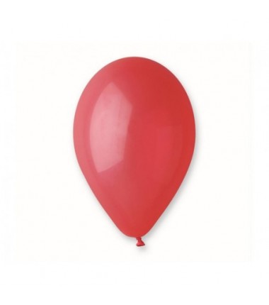 Balony Gemar 33 cm - 13" - pastelowe ciemne czerwone Red G120/045 - 50 sztuk