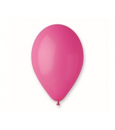 Balony Gemar 33 cm - 13" - pastelowe ciemnoróżowe Fuchsia G120/007 - 10 sztuk
