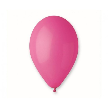 Balony Gemar 33 cm - 13" - pastelowe ciemnoróżowe Fuchsia G120/007 - 10 sztuk