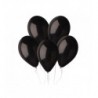 Balony Gemar 33 cm - 13" - pastelowe czarne Black G120/014 - 10 sztuk