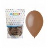 Balony Gemar 33 cm - 13" - pastelowe kawowe Mocha G120/076 - 50 sztuk