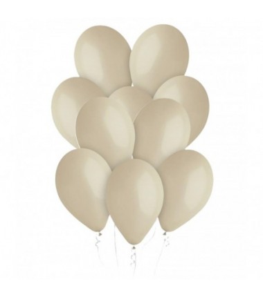 Balony Gemar 33 cm - 13" - pastelowe Latte G120/084 - 10 sztuk
