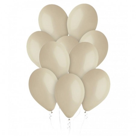 Balony Gemar 33 cm - 13" - pastelowe Latte G120/084 - 10 sztuk