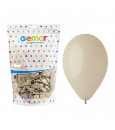 Balony Gemar 33 cm - 13" - pastelowe Latte G120/084 - 50 sztuk