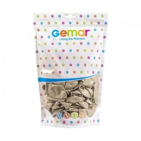 Balony Gemar 33 cm - 13" - pastelowe Latte G120/084 - 50 sztuk
