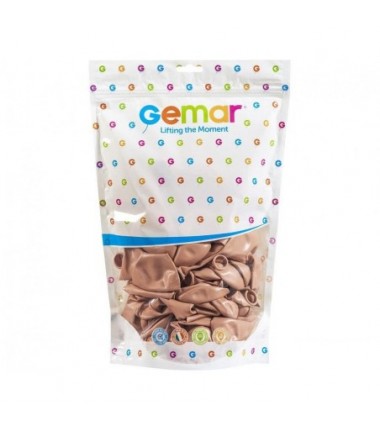 Balony Gemar 33 cm - 13" - pastelowe różowe mglisty Misty Rose G120/099 - 50 sztuk