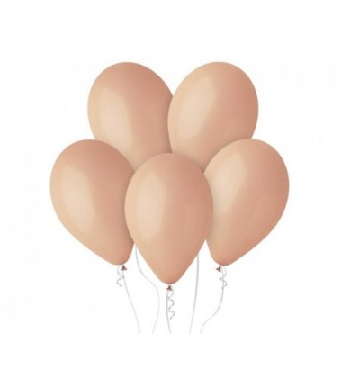 Balony Gemar 33 cm - 13" - pastelowe różowe mglisty Misty Rose G120/099 - 50 sztuk