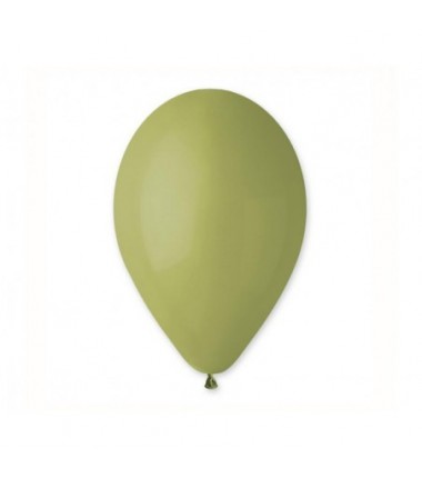 Balony Gemar 33 cm - 13" - pastelowe zielone oliwkowe Green Olive G120/098 - 50 sztuk