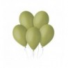 Balony Gemar 33 cm - 13" - pastelowe zielone oliwkowe Green Olive G120/098 - 50 sztuk