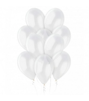 Balony Gemar 33 cm - 13" - przezroczyste, transparentne Crystal G120/000 - 10 sztuk