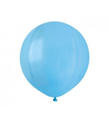 Balony Gemar 48 cm - 19" - pastelowy błękitny Light Blue G19/09 - 25 sztuk