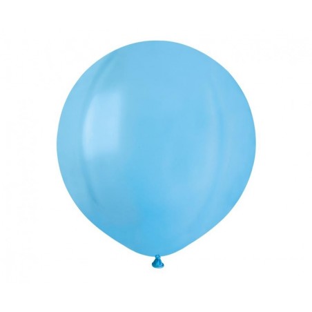 Balony Gemar 48 cm - 19" - pastelowy błękitny Light Blue G19/09 - 25 sztuk