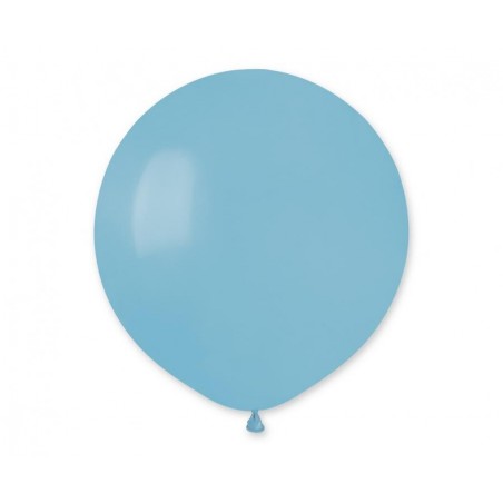 Balony Gemar 48 cm - 19" - pastelowy niebieski delikatny Baby blue G19/072 - 25 sztuk