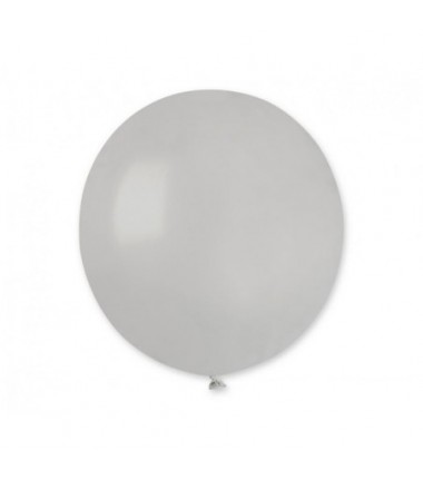 Balony Gemar 48 cm - 19" - pastelowy szary Grey G19/70 - 25 sztuk