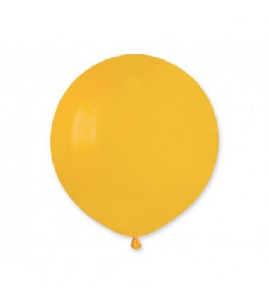 Balony Gemar 48 cm - 19" - pastelowy żółty Yellow G19/003 - 25 sztuk