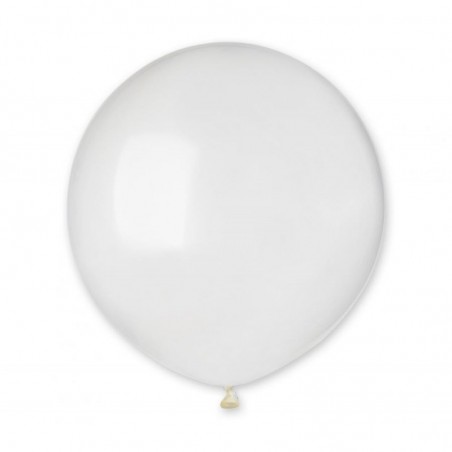 Balony Gemar 48 cm - 19" - przezroczyste, transparentne Crystal G19/000 - 25 sztuk