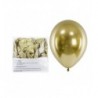 Balony Glossy 30 cm chłodny złoty - 20 sztuk