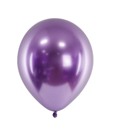Balony Glossy 30 cm fiolet - 50 sztuk