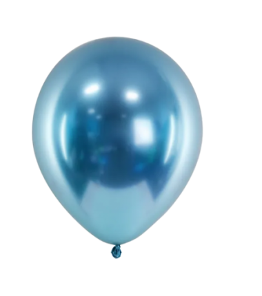 Balony Glossy 30 cm niebieski - 50 sztuk
