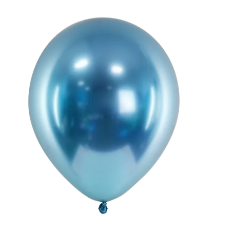 Balony Glossy 30 cm niebieski - 50 sztuk