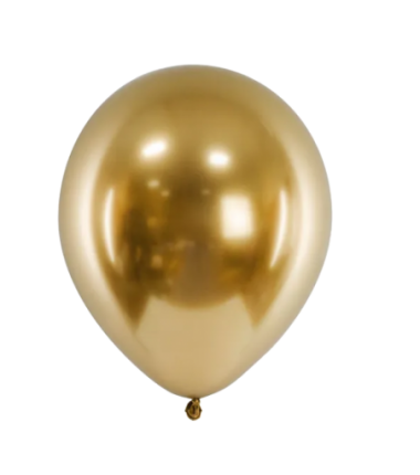 Balony Glossy 30 cm złoty - 50 sztuk