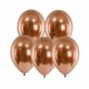 Balony Glossy miedziane 30 cm - 5 sztuk