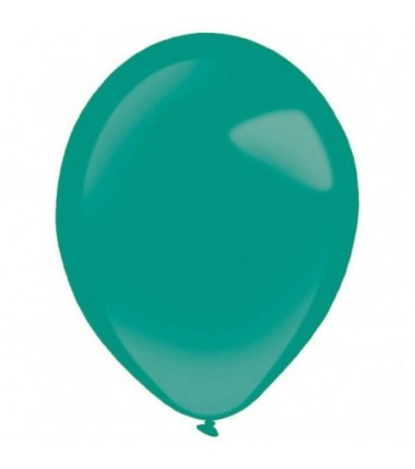 Balony metaliczne Decorator 28 cm - 11" ciemnozielony, butelkowa zieleń Metallic Forest Green - 50 sztuk
