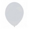 Balony metaliczne Decorator 35 cm - 14" srebrne Metallic Silver - 50 sztuk