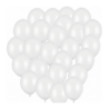 Balony metaliczne Strong 12 cm białe błyszczące Metallic Pure White - 100 sztuk