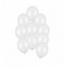 Balony metaliczne Strong 23 cm białe błyszczące Metallic Pure White - 10 sztuk