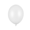 Balony metaliczne Strong 23 cm białe błyszczące Metallic Pure White - 100 sztuk