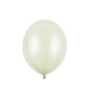 Balony metaliczne Strong 30 cm kremowe błyszczące Metallic Light Cream - 50 sztuk