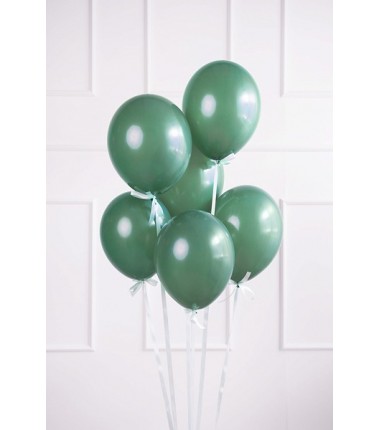 Balony Strong 12 cm butelkowa zieleń Pastel Bottle Green - 100 sztuk