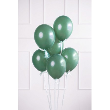 Balony Strong 12 cm butelkowa zieleń Pastel Bottle Green - 100 sztuk