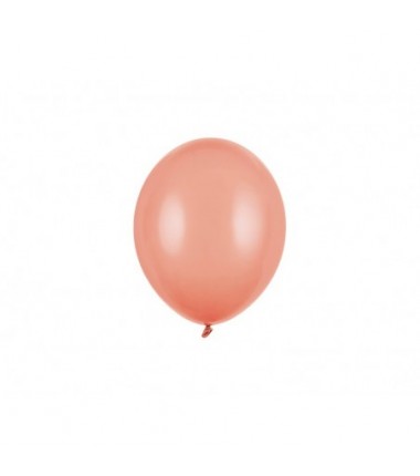 Balony Strong 12 cm ciemne brzoskwiniowe Pastel Peach - 100 sztuk