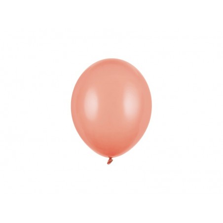 Balony Strong 12 cm ciemne brzoskwiniowe Pastel Peach - 100 sztuk
