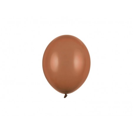 Balony Strong 12 cm ciemne kawowe Pastel Mocca - 100 sztuk