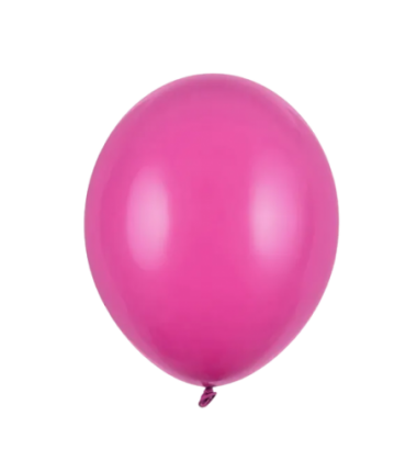 Balony Strong 12 cm ciemnoróżowe Pastel Hot Pink - 100 sztuk