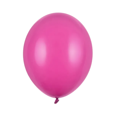 Balony Strong 12 cm ciemnoróżowe Pastel Hot Pink - 100 sztuk