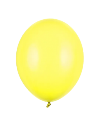 Balony Strong 12 cm cytrynowe Pastel Lemon Zest - 100 sztuk
