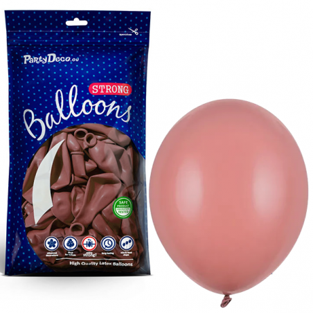 Balony Strong 12 cm dzika róża Pastel Wild Rose  - 100 sztuk