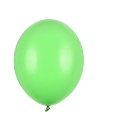 Balony Strong 12 cm jasnozielone Pastel Bright Green - 100 sztuk