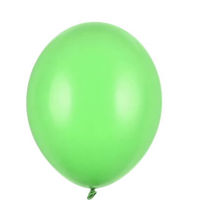 Balony Strong 12 cm jasnozielone Pastel Bright Green - 100 sztuk