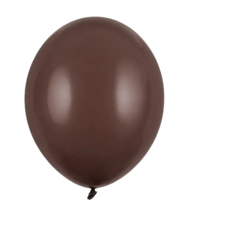 Balony Strong 12 cm kakaowe Pastel Cocoa Brown - 100 sztuk