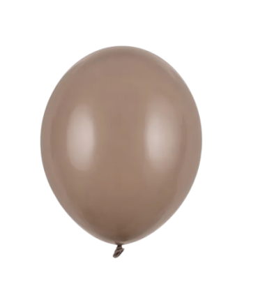 Balony Strong 12 cm kawowe Pastel Cappuccino - 100 sztuk