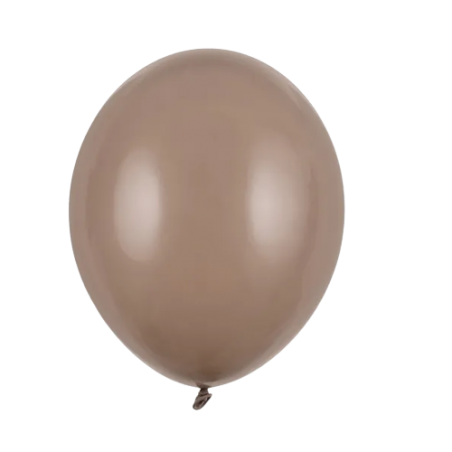 Balony Strong 12 cm kawowe Pastel Cappuccino - 100 sztuk