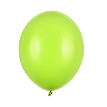 Balony Strong 12 cm limonkowe Pastel Lime Green - 100 sztuk